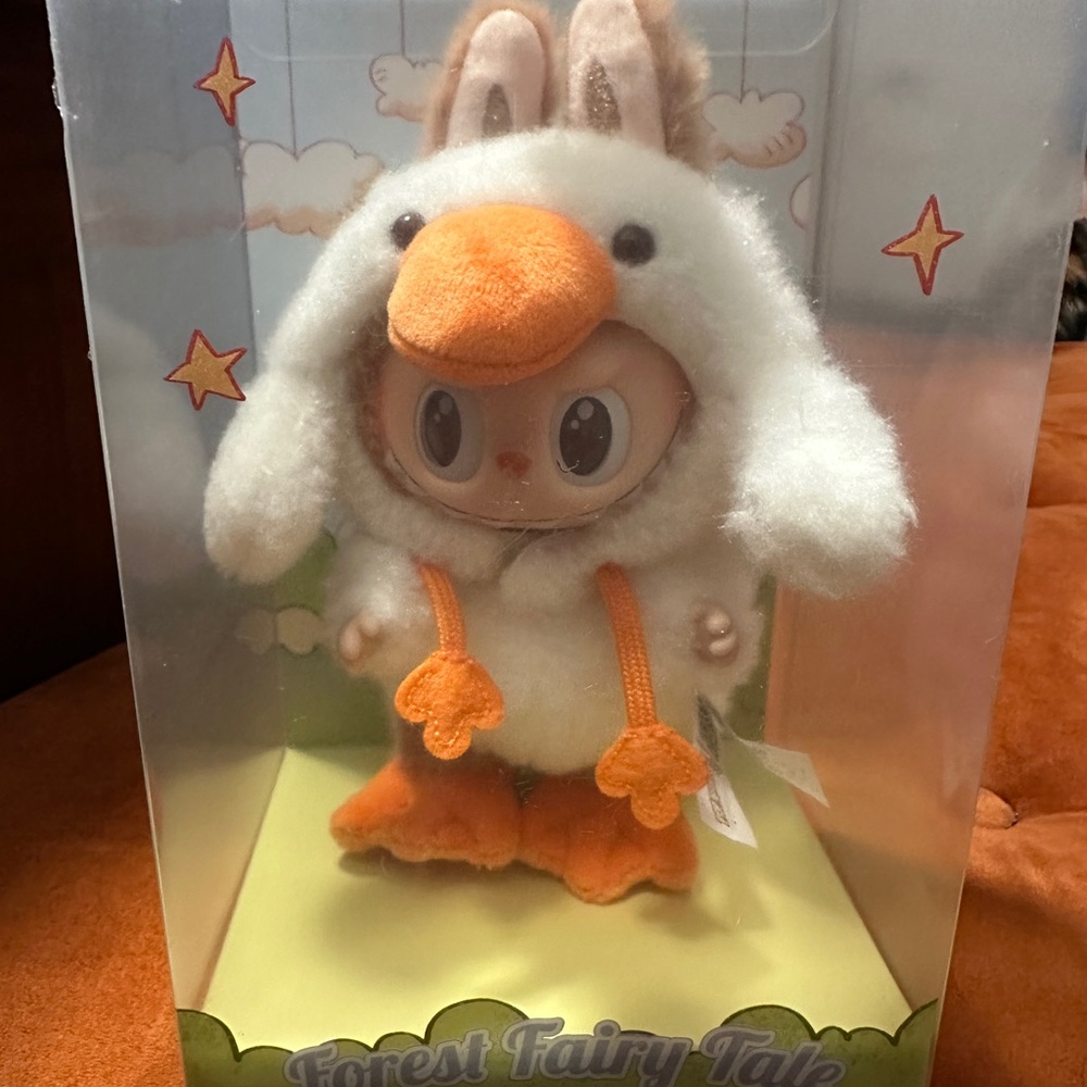 Forest Fairy Tale Plush Toy - White and Orange